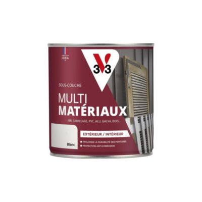 Sous-couche multi-matériaux blanc V33 0.5 L