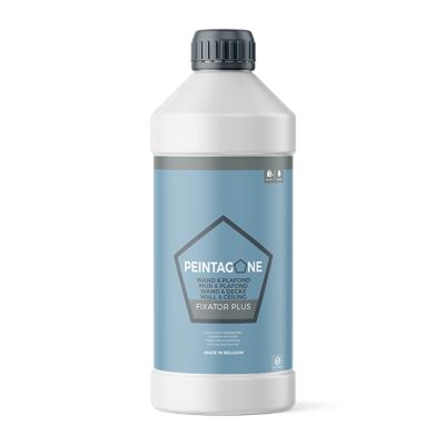 Sous-couche non diluable pour façades, murs & plafonds intérieurs & extérieurs - Fixator Plus, 1 l, incolore