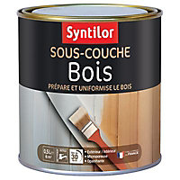 Sous-couche peinture bois Aquaréthane intérieur extérieur Syntilor 0,5 L blanc