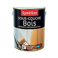 Sous-couche peinture bois Aquaréthane intérieur extérieur Syntilor 2,5 L blanc