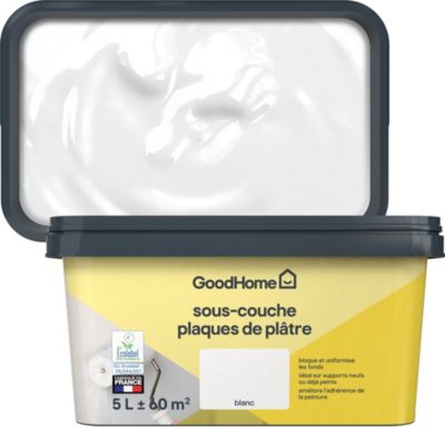 Sous-couche plaques de plâtre blanc GoodHome 5L