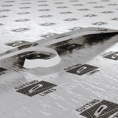 Sous-couche pour sol stratifié spécial chauffage au sol Volden ép. 2mm 6m²