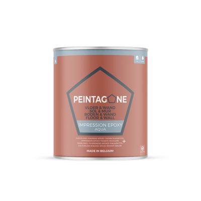 Sous-couche époxy bicomposante fixante pour sols et murs intérieurs - Impression Epoxy Aqua, 1 l, incolore - PEINTAGONE
