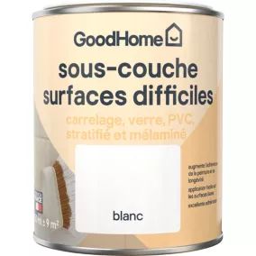 Sous-couche surfaces difficiles GoodHome blanc 0,75L