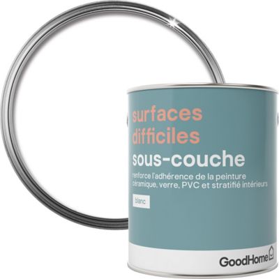 Sous-couche surfaces difficiles GoodHome blanc 2,5L