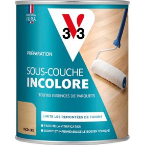 Sous-couche & teinte parquets V33 incolore 0,75L