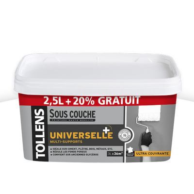 Sous-Couche Universelle - JULIEN - Blanc Mat - 2,5 L - Prêt à l'emploi