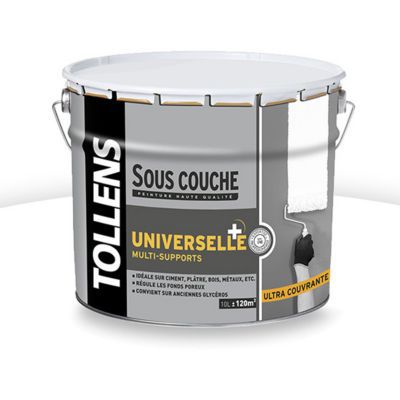 Sous-couche universelle Tollens blanc 10L main image 0
