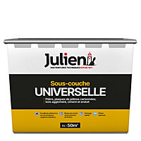 Sous-couche Universelle pour Platre, Aggloméré, Ciment et Enduit Julien Mat Blanc 5L