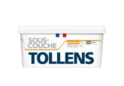 Sous couche universelle Tollens blanc 2,5L multi-supports