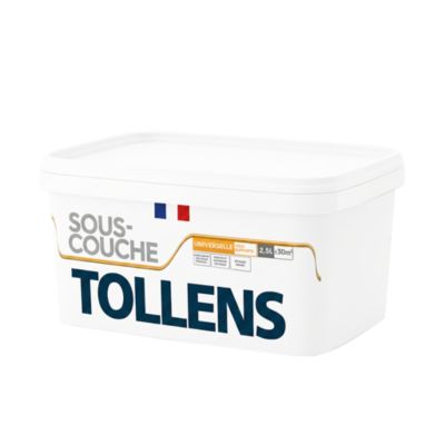 Sous couche universelle Tollens blanc 2,5L multi-supports