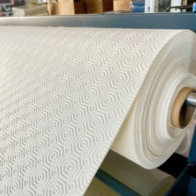 Sous Nappe Bulgomme Blanc sur mesure au mètre Haute protection 180 x 140 cm Blanc