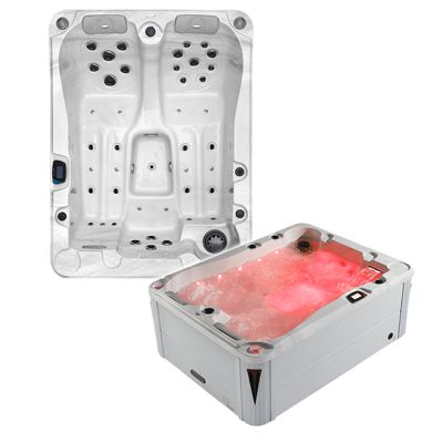 Spa 2-3 places Archipel G23 VIP Tablier BLANC - Spa Thérapeutique Balboa 210x158