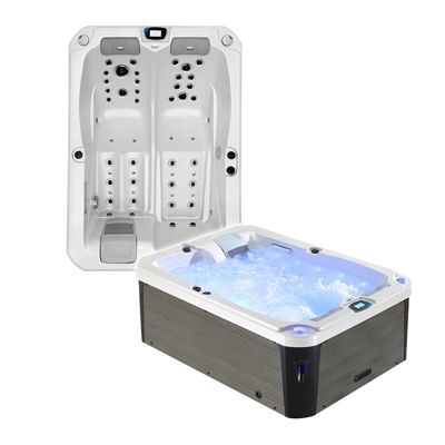 Spa 2 places allongées Archipel GT2 BLANC NACRE - Thérapeutique Balboa 210x148