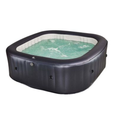 Spa 6 places à jets d'eau et d'air ( - Gris anthracite)