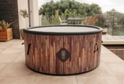 Spa Bali Gonflable 150 cm de diamètre 800 litres moteur 2240 W 2 à 4 personnes massage 140 Jets Coco Spa