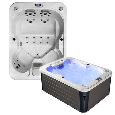 Spa compact 2 à 4 places Archipel GR4 - Spa Relaxation Balboa 215 x 160 cm