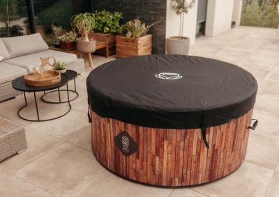 Spa Exotik gonflable 150 cm de diamètre 800 litres moteur 2240 W 2 à 4 personnes massage 140 Jets Coco Spa