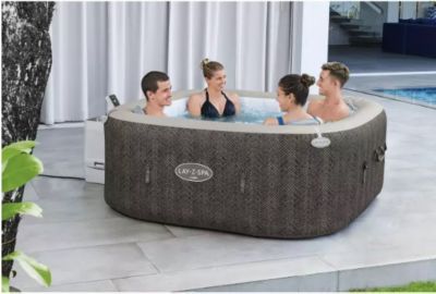 Spa gonflable 4/6 places carré Lay-Z-Spa Cabo Hydrojet™