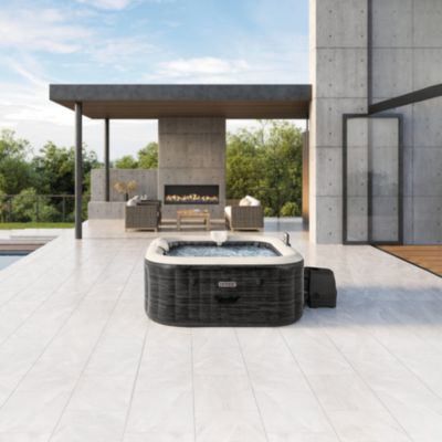 Spa gonflable 4 places Intex Ardoise + kit d'entretien