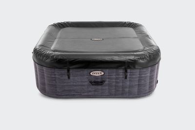 Spa gonflable 4 places Intex PureSpa à bulles - ardoise