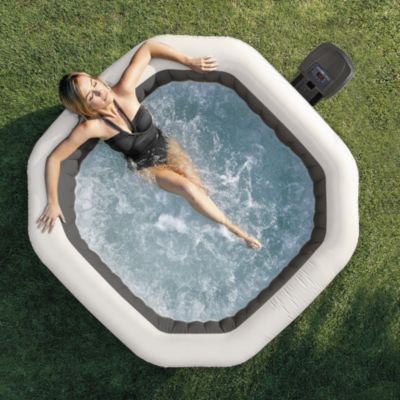 Spa gonflable 4 places Intex PureSpa Carbone - 4 jets massants