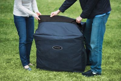 Spa gonflable 4 places Intex PureSpa Carbone - Bulles et jets