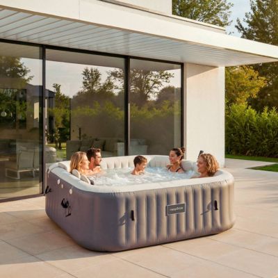 Spa gonflable 5 personnes COMFY - 10 hydrojets et 180 jets d'air - Connecté Wifi - Hespéride