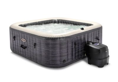 Spa gonflable 6 places Intex Pure Spa Ardoise - Bulles et LED