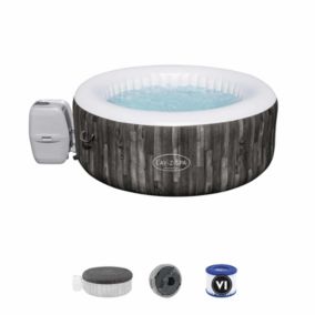 Spa Gonflable Bestway Lay Z Spa Bahamas pour 2 4 Personnes Rond 180x66 cm