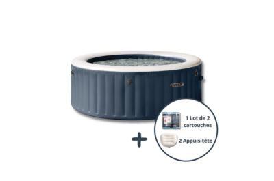 Spa gonflable bleu navy 4 places Intex V2
