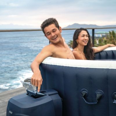 Spa gonflable bleu navy 4 places Intex V2