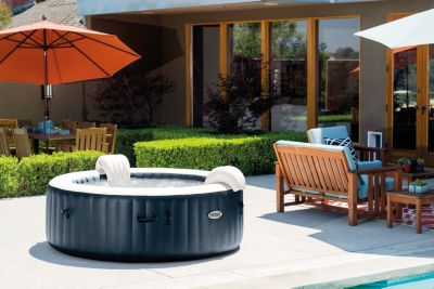 Spa gonflable Intex bleu marine 4 places