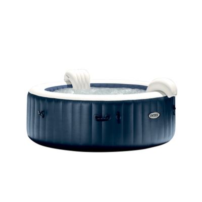 Spa gonflable Intex PureSpa à bulles Blue navy 6 places + LED — free download