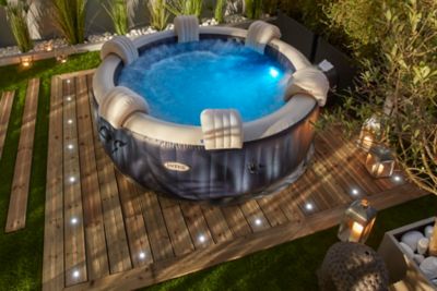 Spa gonflable Intex PureSpa à bulles Blue navy 6 places