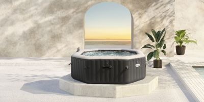 Spa gonflable Intex PureSpa Carbone - bulles et jets 6 places