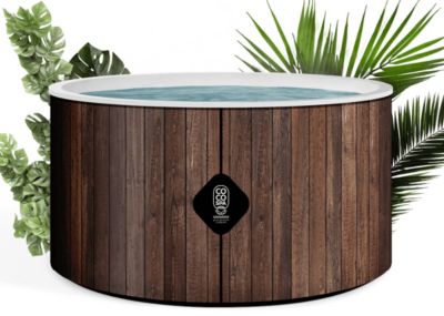 Spa Helsinki gonflable 150 cm de diamètre 800 litres moteur 2240 W 2 à 4 personnes massage 140 Jets Coco Spa