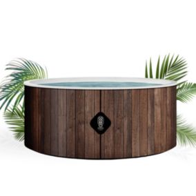 Spa Helsinki gonflable 180 cm de diamètre 1100 litres moteur 2240 W jusqu'à 6 personnes chauffant & massant Coco Spa