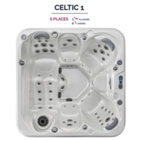 Spa Netspa Celtic 4 - 3 places - 216x160x93cm - Couverture inclus