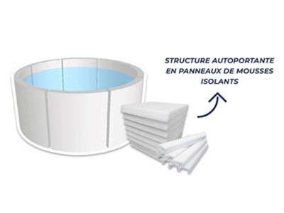 Spa portable semi-rigide Vita Premium rond Bulles 4-6 places - Netspa