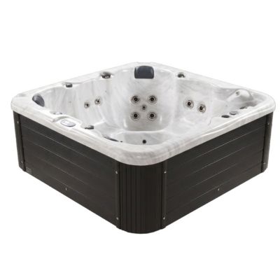 Spa rigide acrylique KYMA 6 places  25 hydrojets  1300 L  Couverture incluse  200 x 200 x 82 cm