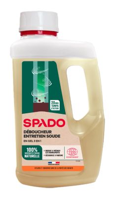 Spado entretien canalisations et déboucheur 3en1 1L