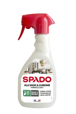 Spado nettoyant aluminium inox chrome 2 en 1 500ml