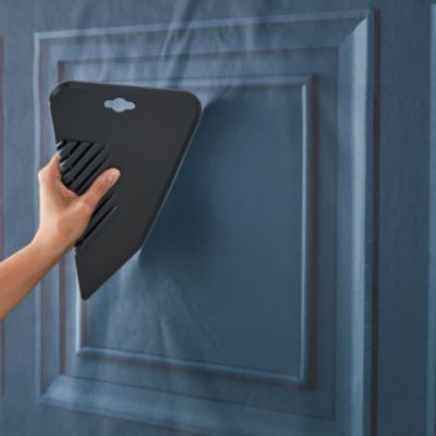 Spatule à maroufler pour papier peint GoodHome 28cm gris