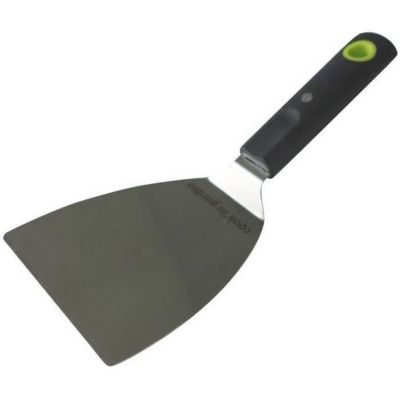 Spatule courte aimantée pour plancha - COOK'IN GARDEN - équilibrée - métal - L 26 cm