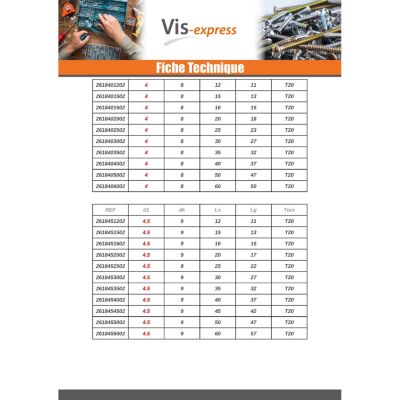 Spax Vis bois Tête ronde TR T-STAR+ TORX T30 WIROX 6X50 - 1 pièce