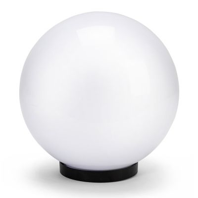 Sphère d'extérieur en PMMA, 200mm, E27, blanche