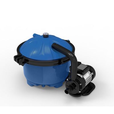 SPID'O - Groupe de filtration piscine COMBO S2 avec média filtrant Aqualoon
