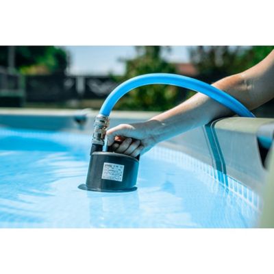 SPIDO - Pompe Serpillière Classic E 160 - Hauteur Résiduelle 3 mm - 80 W - Débit 3 m3/h - Compacte et Facile à Utiliser
