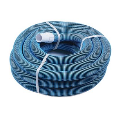 SPIDO - Tuyau flottant bleu avec embout 8 m - diamètre 38 mm pour piscine